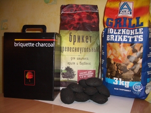 Продажа древесноугольных брикетов грн.0