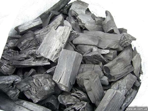 Древесный уголь класа А, крупная фракция грн.0