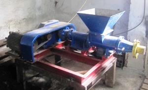 Пресс шнековый экструдер для производства брикета из отходов угольной промышленности и торфа грн.0