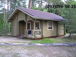 Бани из оцилиндрованного бруса грн.