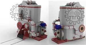 Теплогенератор - топка циклонная твердотопливная грн.0