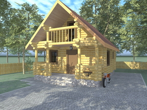 Дома, бани, беседки из оцилиндрованного бревна от 180 до 300мм грн.