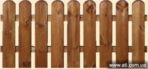 Штакетник деревянный грн.
