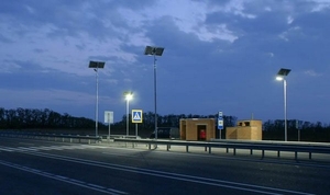 Автономное уличное освещение на солнечных батреях грн.