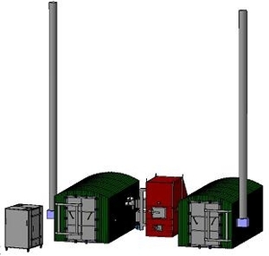 Печи для производства древесного угля (углевыжигательные печи) грн.0