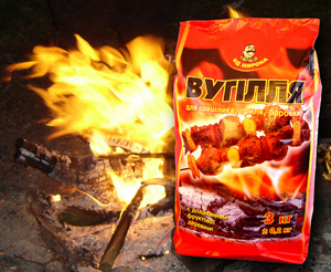 Древесный уголь из дубового сырья грн.0