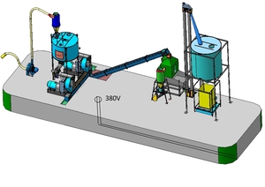Оборудование для гранулирования пеллет грн.0