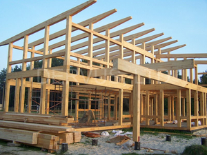 Деревянные каркасы для фахверковых и каркасных домов грн.