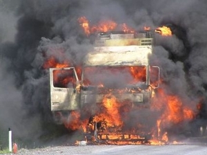 На Житомирщине сгорела фура с древесным углем ##f_price|CURR_SIGN##