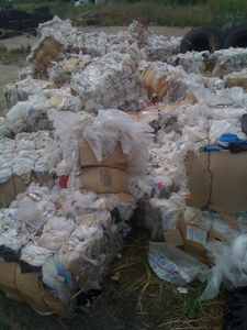 Продам полиэтилен-микс б/у стрейч (вторсырье)  грн.0