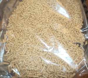 Древесные топливные,светлые гранулы 6 мм грн.90