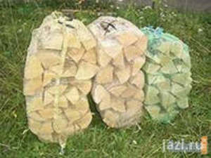 Продажа дров на эксорт в сетках по 40 литров березовые колотые сухие  грн.40