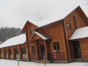 Виготовляємо будинки з клееного евробруса під замовлення грн.