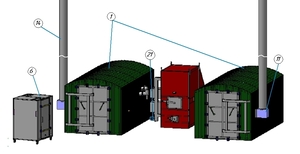 Печь углвыжигательная УП "Евро" грн.0