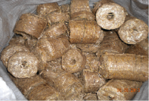 Продаем топливные брикеты из соломы грн.4500