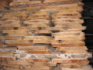 Пиломатериал не обрезной 1-3 сорт грн.