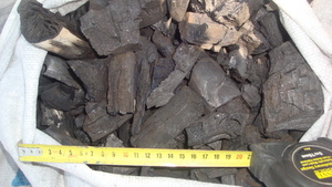 Продам древесный уголь для ресторанов грн.4