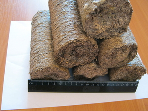 Продаю брикеты из костры льна грн.