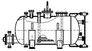 Апарати горизонтальні суцільнозварні грн.0