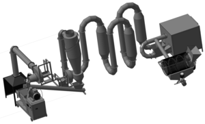 Продам б/у линию по производству топливных брикетов грн.6500