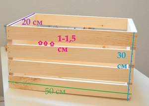Изготовляем ящики деревянные  грн.30