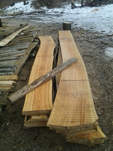 Необрезная доска из черешни свежепиленная и сухая грн.2800