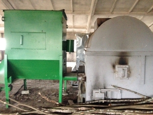 Теплогенератор на твердом топливе 4 МеГа грн.550000