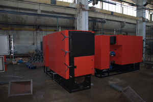 Твердотопливный котел КВТ 100 100 кВт  грн.88200