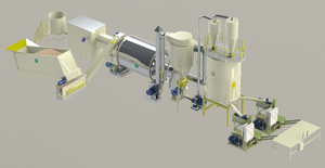 Линия брикетирования 800-1100  кг/ч RUF грн.1000