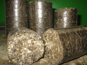 Брикеты топливные из луги подсолнечника -1150 грн/тн грн.1150