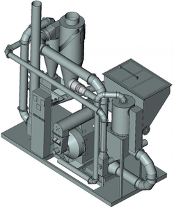 Блок гранулирования на базе пресса ОГМ 0,8 грн.1