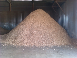 Щепа древесная хвойных пород грн.0