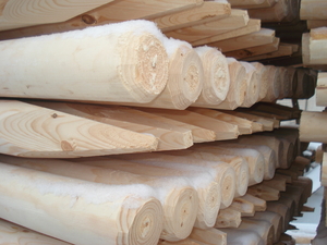 Оцилиндрованные колья из дуба на Германию, Штаде 21684 грн.0