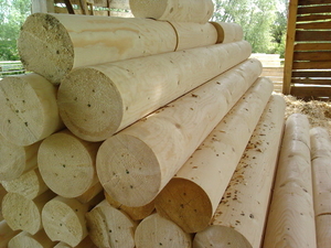 Оцилиндрованное бревно грн.3500