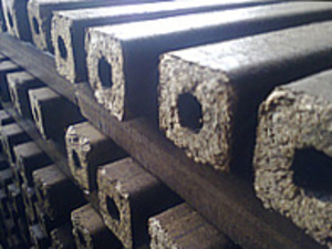 Брикеты пини-кей (торцованный) с чистой лузги подсолнечника грн.0