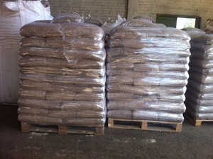 Пеллеты 6мм из сосны, мешок 15 кг грн.105