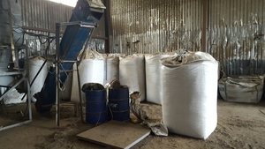 Пелеты из лузги подсолнечника мешки 25 кг., биг-беги грн.2000