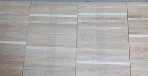 Предлагаем дубовую доску из массива, кромка типа паркет грн.0