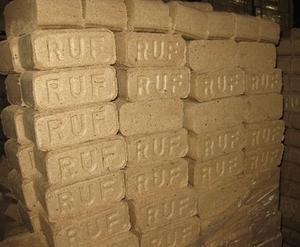 Брикеты RUF, 175т в месяц, SGS грн.145