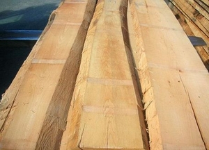 Доска необрезная сухая дубовая 50мм грн.0