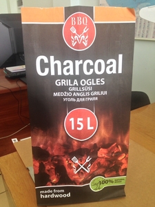 Древесный уголь в бумажных пакетах грн.6500