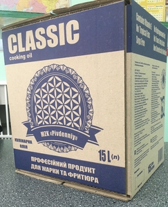 Масло подсолнечное для жарки и фритюра в 15 лит. bag in box грн.465