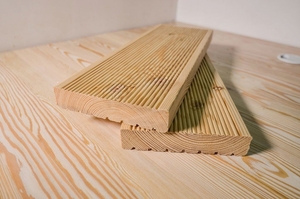 Терассная доска из сосны и лиственницы грн.