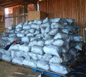 Продам уголь древесный в биг-бэгах, полипропиленовых мешках грн.300