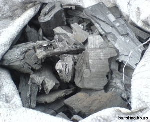 Продам древесный уголь  Марка "А", сорт 1, фракция 40-120 мм грн.0