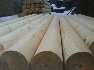 Оцилиндрованное бревно грн.0