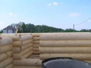 Доска брус оцилиндрованное бревно сосна грн.0